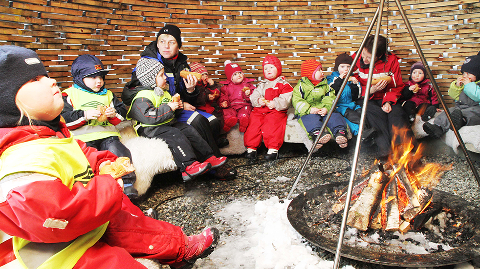 Nordic design for children Fireplace for children
